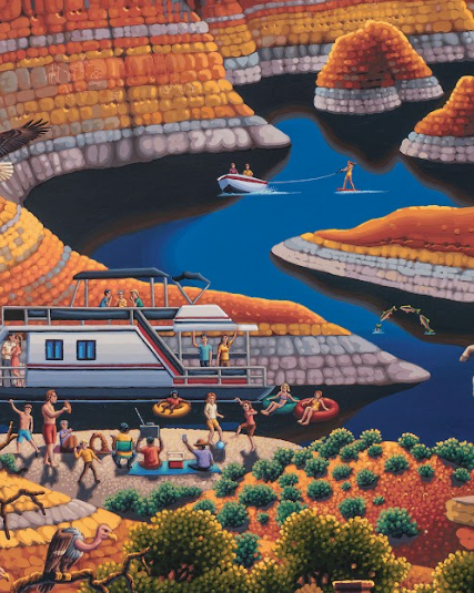 Wild Wild West - 500 Piece Puzzle by Eric Dowdle - Premium No Glare Signature Edition