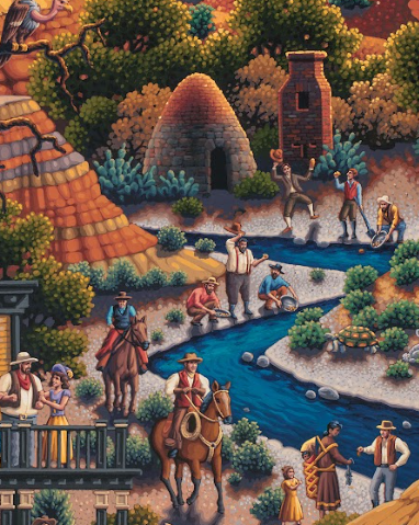 Wild Wild West - 500 Piece Puzzle by Eric Dowdle - Premium No Glare Signature Edition