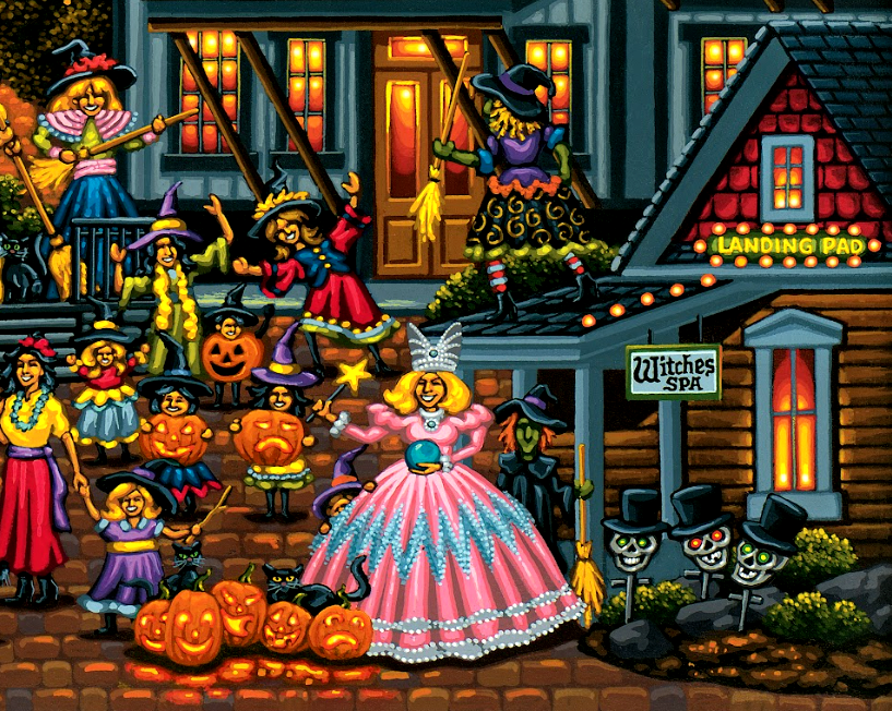 Witch Fest Halloween Puzzle - Dowdle No Glare Signature Edition - PRE ORDER Ships Sep 5th