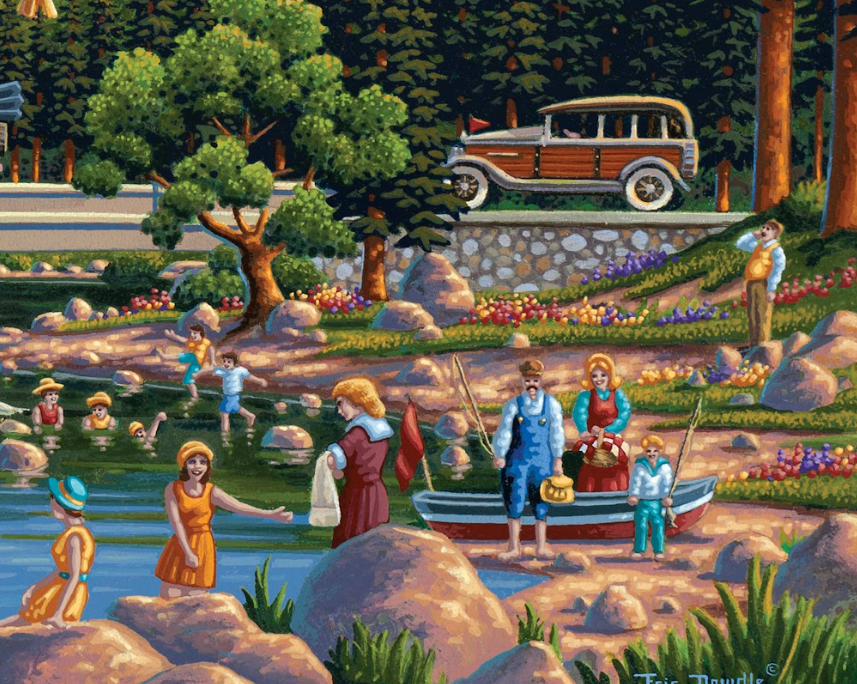 Yosemite National Park California Puzzle by Eric Dowdle Buffalo Games Edition