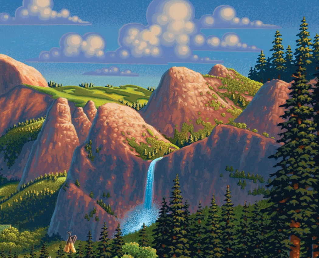 Yosemite National Park California Puzzle by Eric Dowdle Buffalo Games Edition