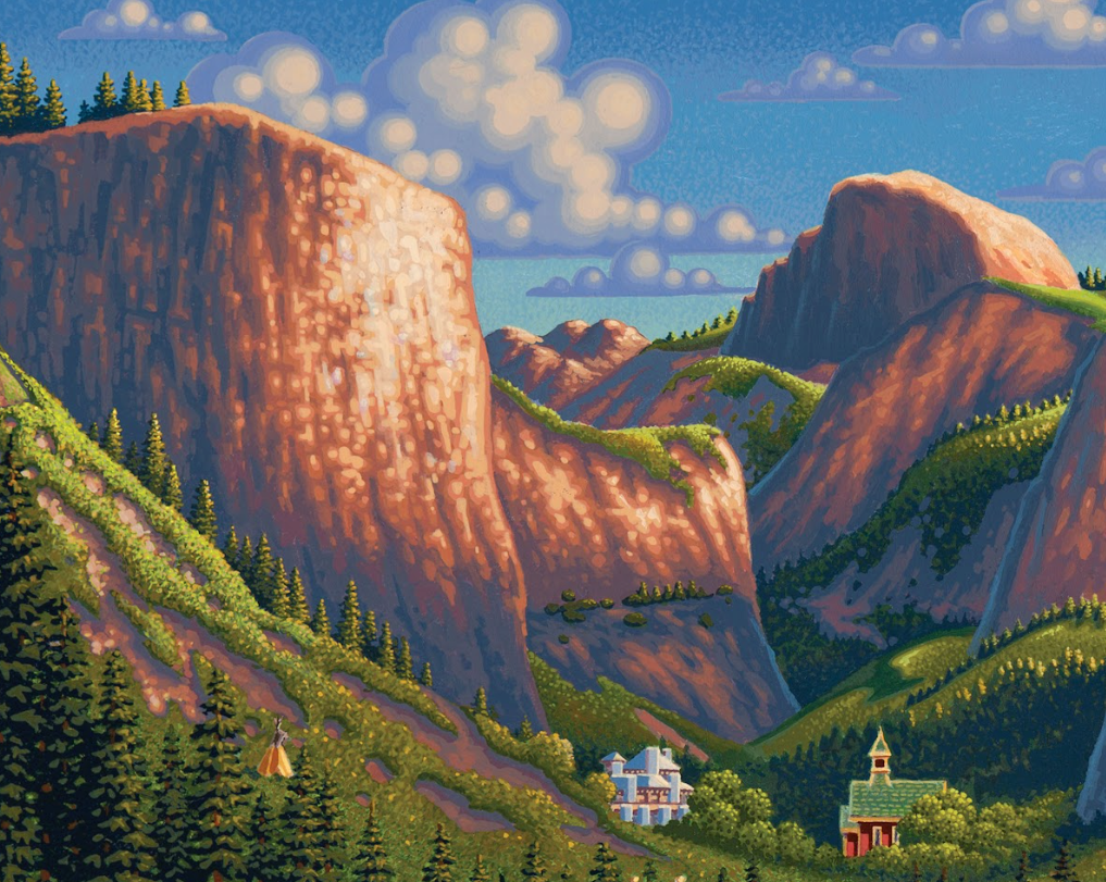 Yosemite National Park California Puzzle by Eric Dowdle Buffalo Games Edition