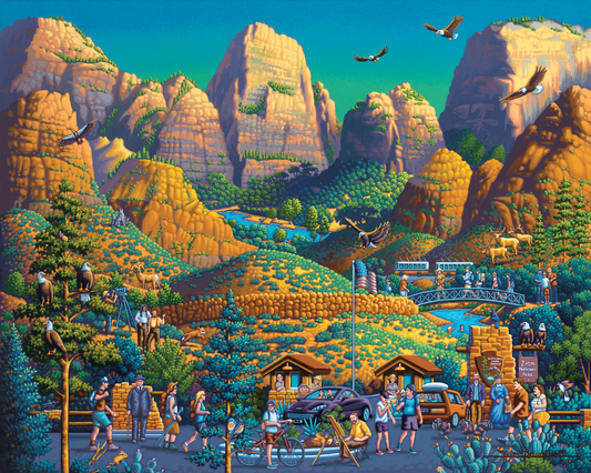 Eric Dowdle art of Zion National Park Utah 