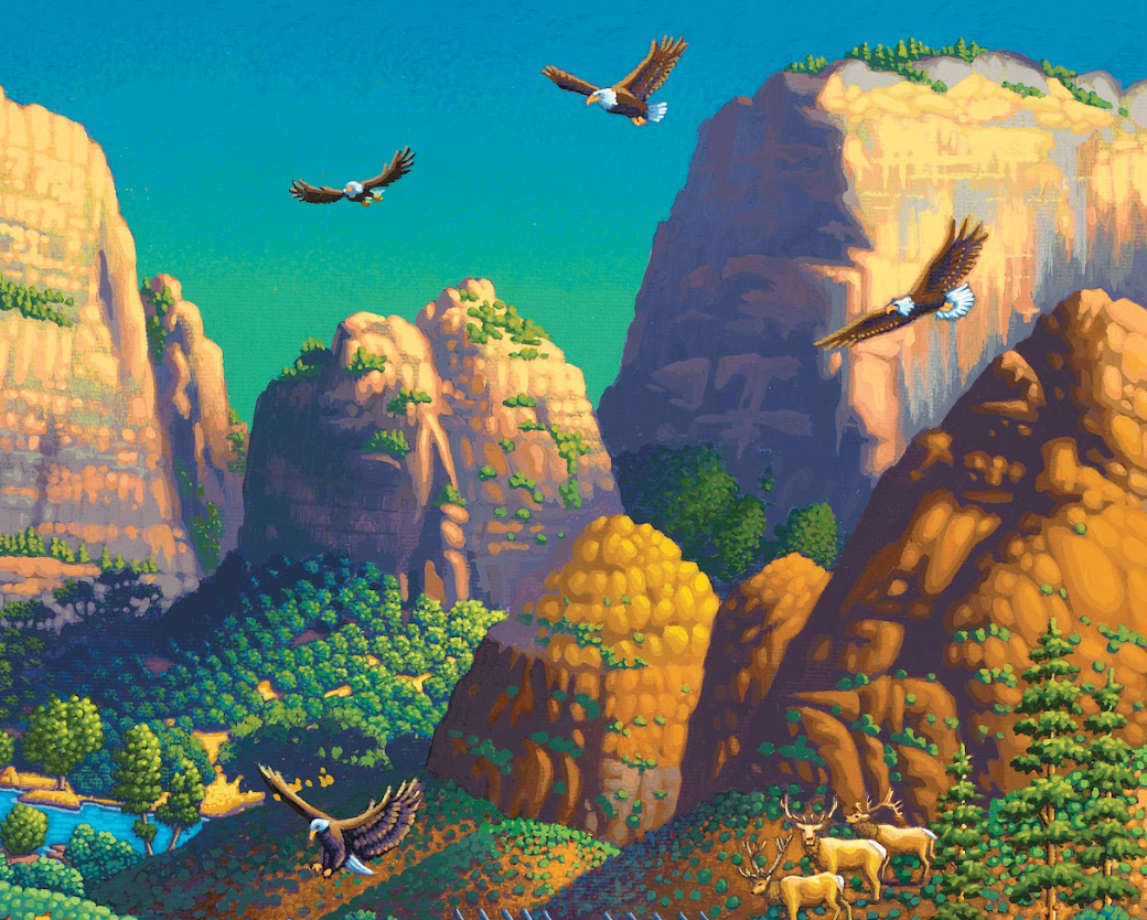 Zion National Park, Utah - 500 Piece Puzzle by Eric Dowdle - Premium No Glare Signature Edition