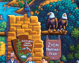 Zion National Park, Utah - 500 Piece Puzzle by Eric Dowdle - Premium No Glare Signature Edition