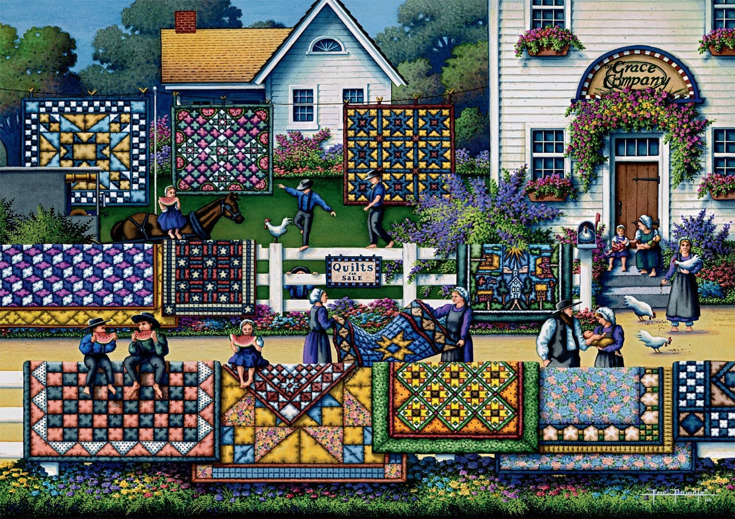 Amish Quilts - Buffalo Games Edition