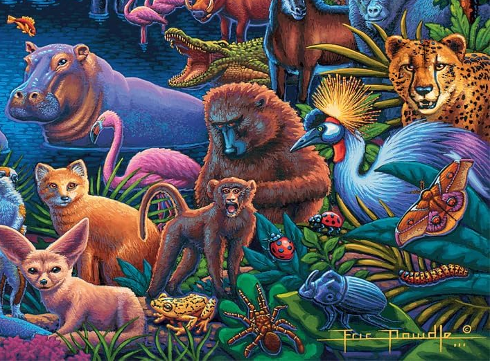 Wild Africa Puzzle - Buffalo Games Edition
