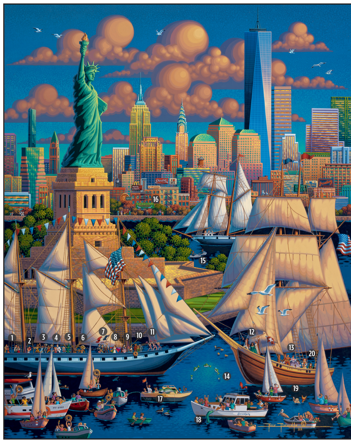 New York Harbor Dowdle Signature Edition Puzzle