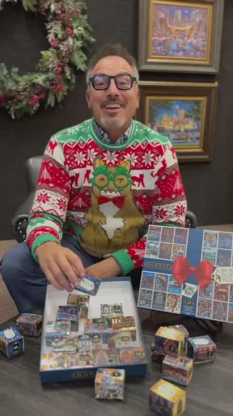 24-Day Christmas Puzzle Advent Calendar Puzzle | Official Dowdle