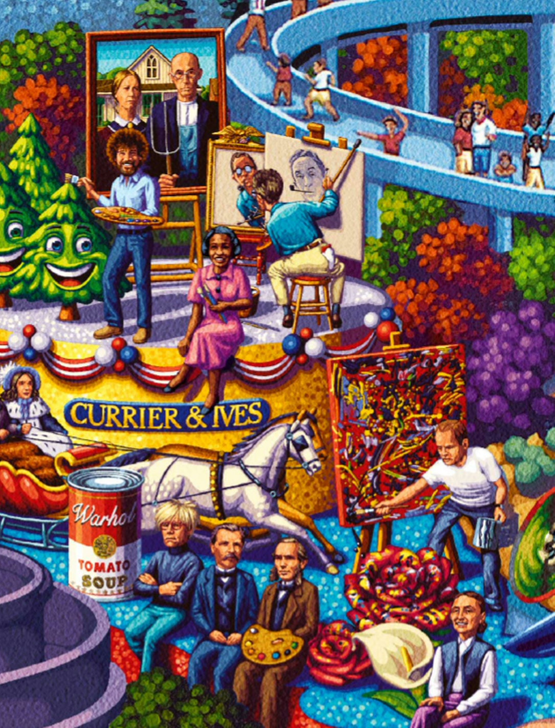 America's 250th Celebration Puzzle by Eric Dowdle - The Story of America