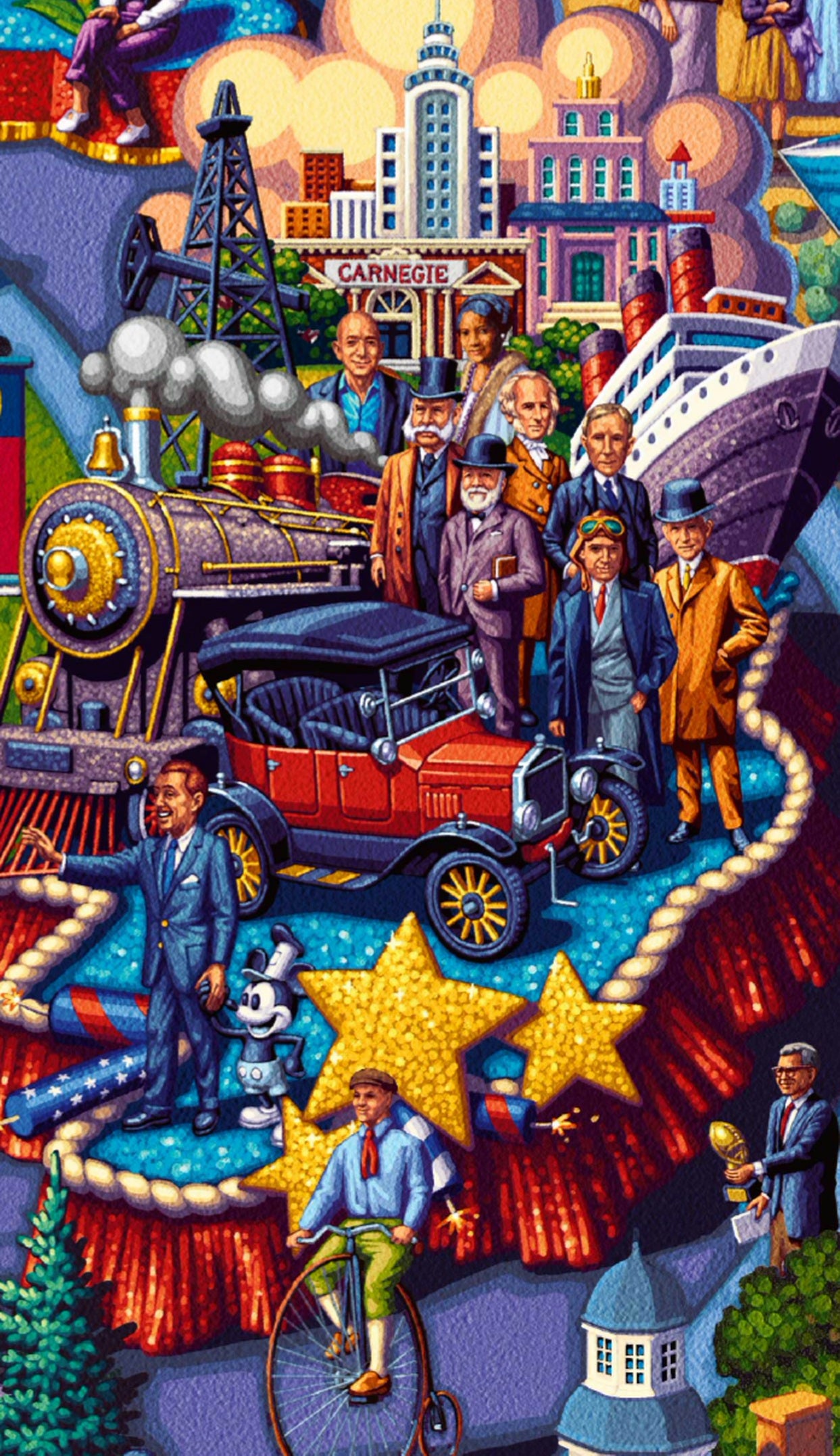 America's 250th Celebration Puzzle by Eric Dowdle - The Story of America