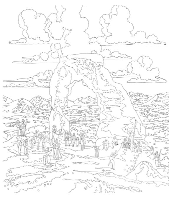 National Parks Coloring Book - Dowdle