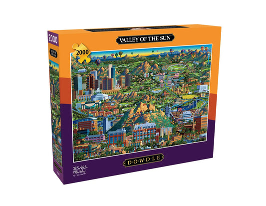 Valley of the Sun - 2000 Piece - Phoenix Arizona - Buffalo Games Edition