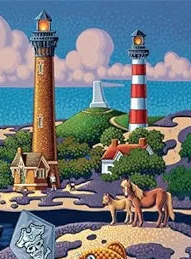 Outer Banks, North Carolina - 500 Piece Puzzle by Eric Dowdle - Premium No Glare Signature Edition
