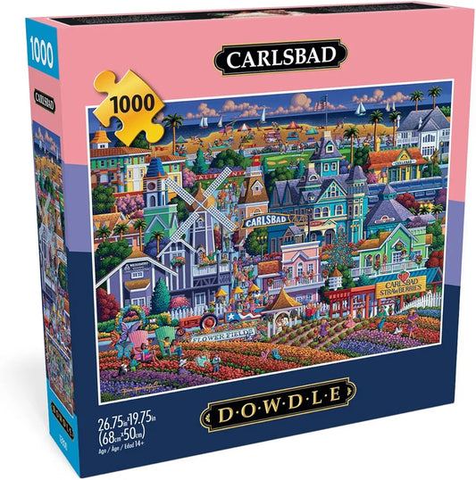 Flower Fields of Carlsbad California - New - Buffalo Games Edition