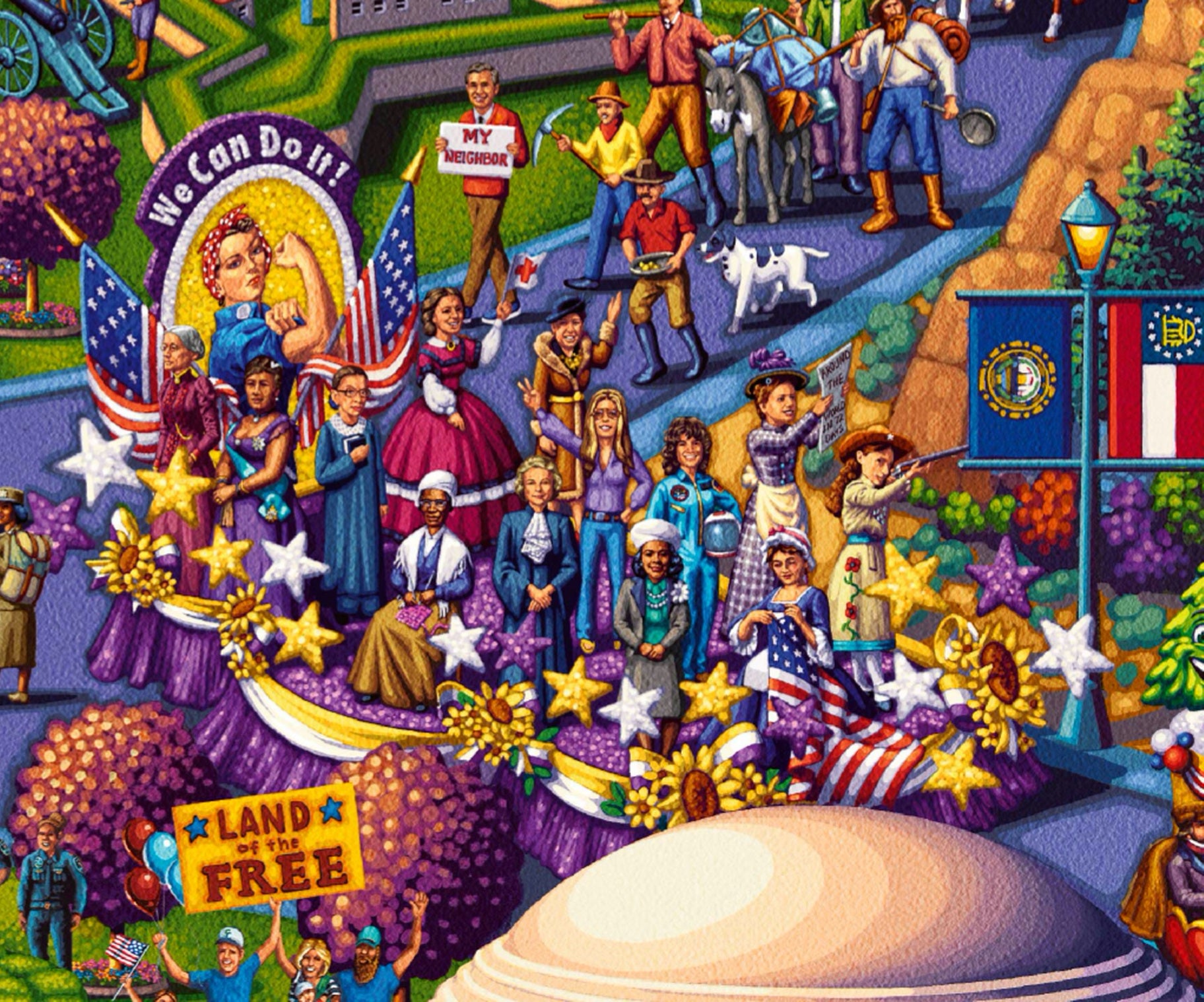 America's 250th Celebration Puzzle 500 & 1000 Piece | Eric Dowdle