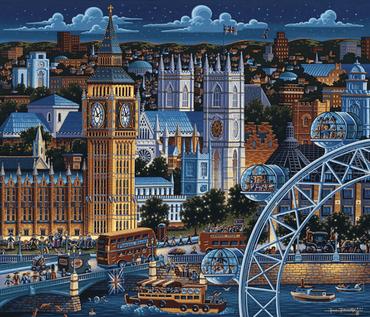 Eric Dowdle London England Europe Jigsaw Puzzle 500 Piece 1000 piece Dowdle premium puzzles travel souvenir artist 